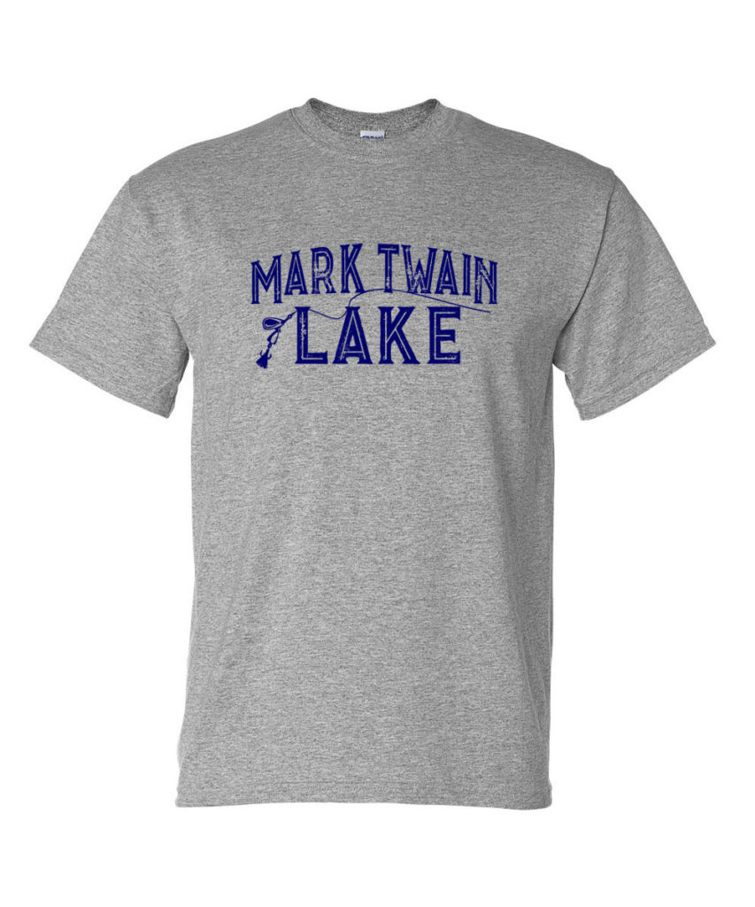 Mark Twain Lake Fishing Lure TShirt Salt River Shirt Company