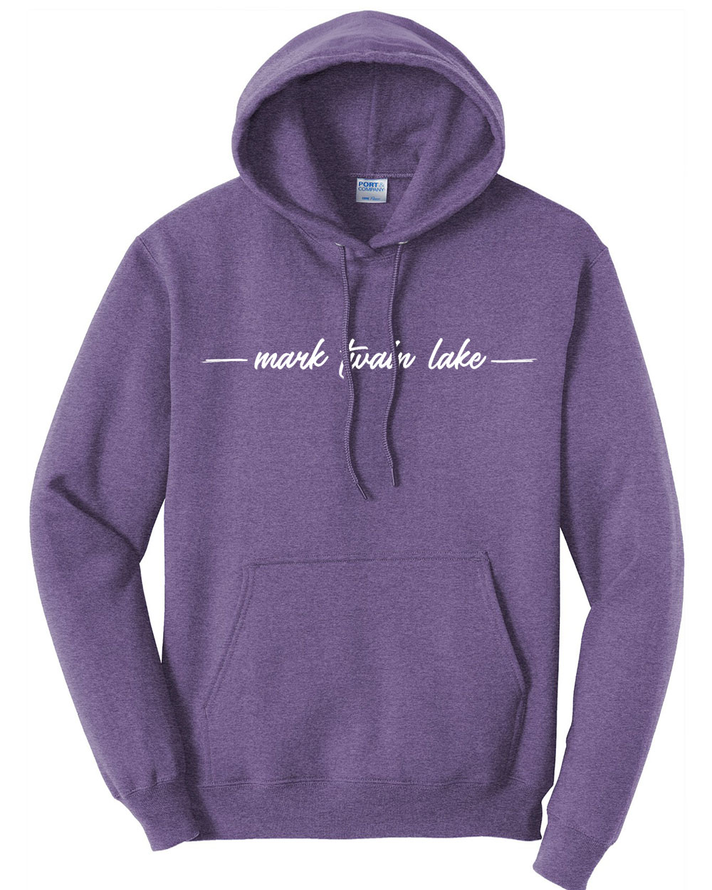 Mark Twain Lake Hoodie heather purple