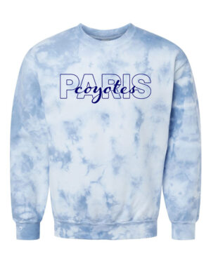 Paris Coyotes Tie-Dye Sweatshirt